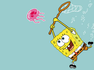 Bob Esponja Persiguiendo