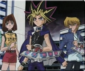 Yugi preparandose para la Batalla